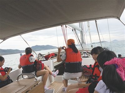 沙滩与海洋课堂与现场