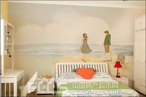 儿童房手绘墙画很赞哦 打造卡通梦幻的童话世界