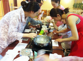 台美家月子中心手工DIY课堂