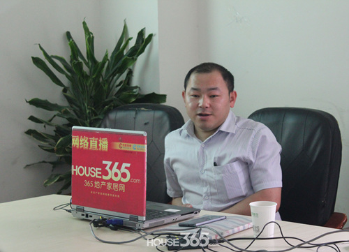 开来橱柜合肥分公司总经理石军做客365装修宝 开来橱柜合肥分公司总经理石军做客365装修宝