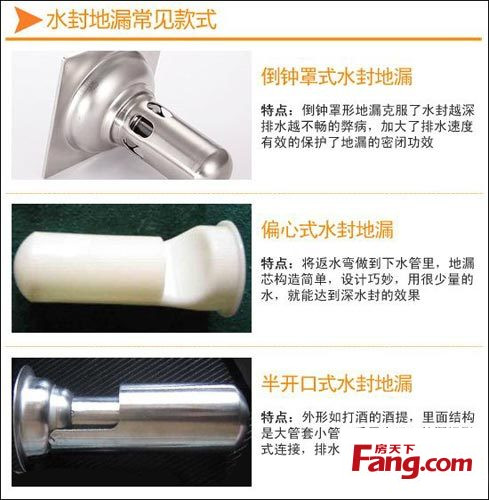 地漏选购知识
点击图片查看下一页 小小地漏关乎居家健康 选购安装前必备的装修知识