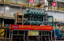 世界首台双燃料船用主机5RT-flex50DF在玉柴船动成功交验