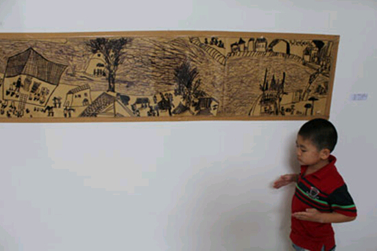 北京快乐娃娃儿童美术作品展开幕