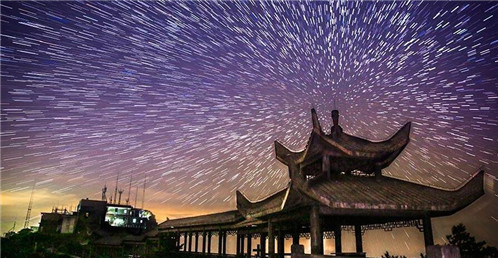 九仙山巅拍摄星空颜值爆表