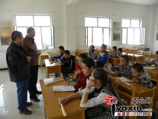 音乐课堂学习现场。